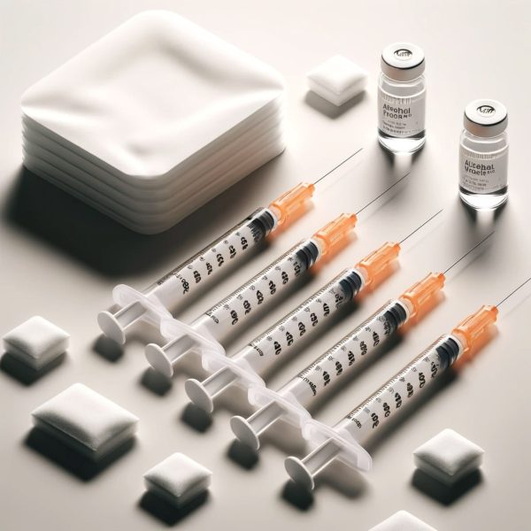 Insulin Pins & Prep Pad Package